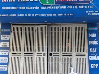 Cho thuê cửa hàng mặt ngõ to 612 đê la thành