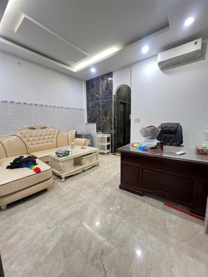 Nhà 1/ bình long, góc 2 mặt tiền hẻm thông kinh doanh 12m, dt 5m x 16m có thang máy đúc 5