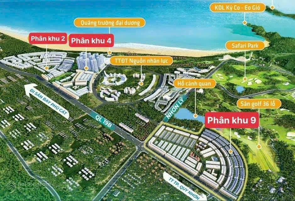 Bán lô đất khu liền kề giáp biển pk4, khu đô thị nhơn hội, quy nhơn, diện tích 80m2