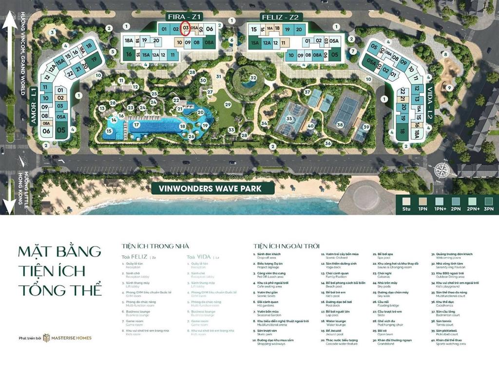 Cần tiền cắt lỗ 400tr, căn hộ 1n lumiere springbay, tầng trung, tòa z, view pháo hoa cực đẹp.