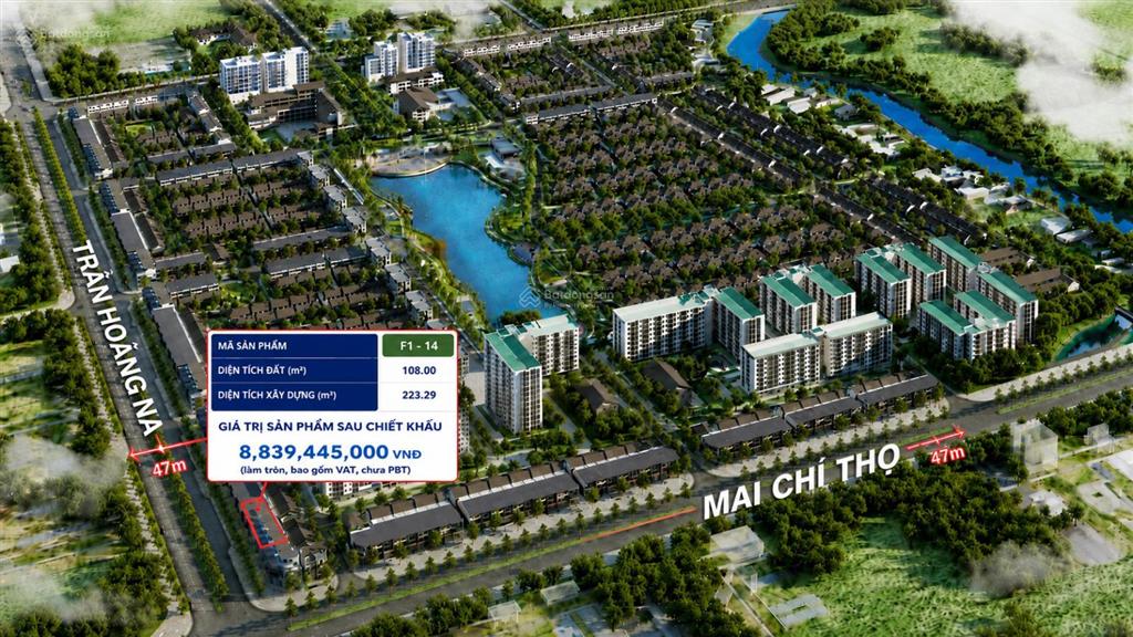 Shophouse mặt tiền trần hoàng na 47m đón đầu trung tâm mới nam cần thơ