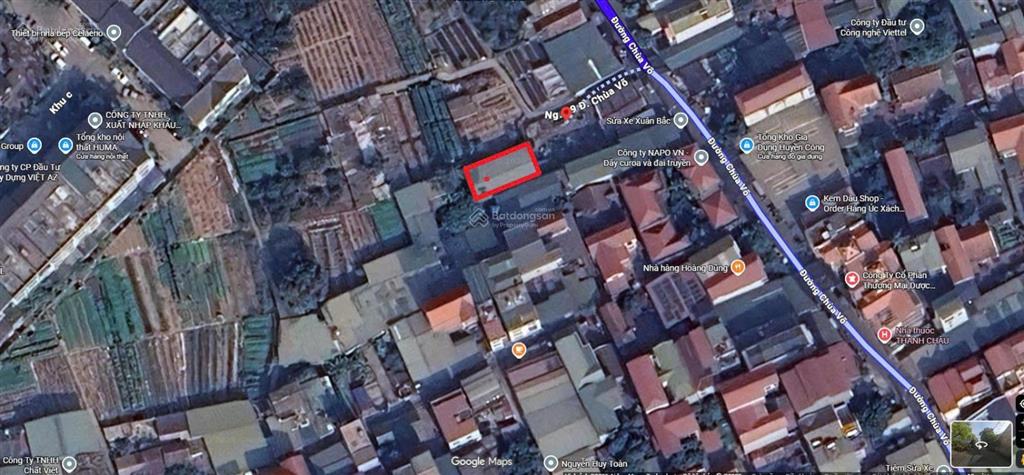 Cần bán lô đất đẹp giá tốt tại đường chùa võ