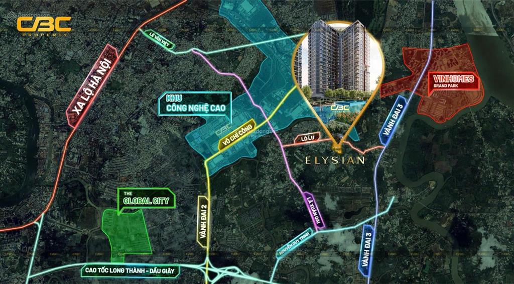 Bán căn hộ 1pn, 1wc, 52m2, 4,1 tỷ tại chung cư elysian, lò lu, trường thạnh, q9, hcm