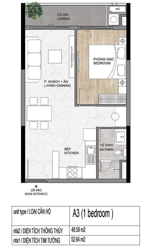 Bán căn hộ 1pn, 1wc, 52m2, 4,1 tỷ tại chung cư elysian, lò lu, trường thạnh, q9, hcm
