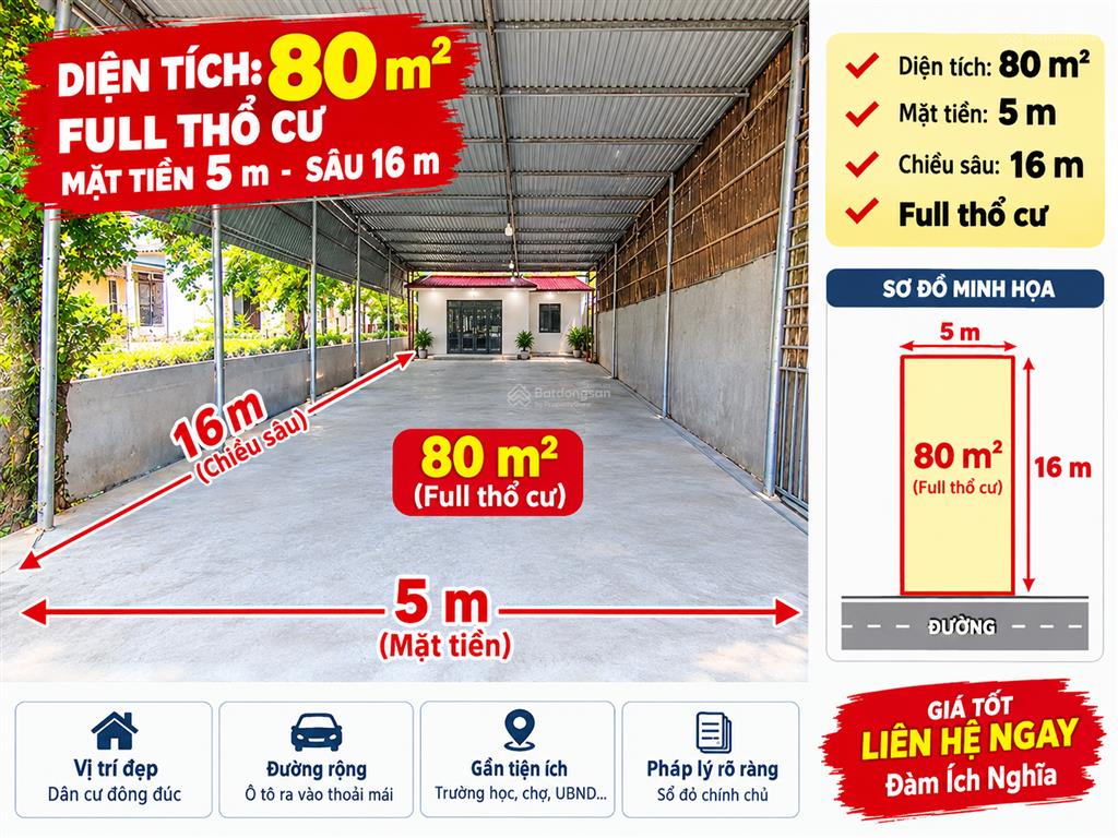 Nhỉnh 1 tỏi cho 80m2 sơn đoài  sóc sơn,
đường thông ôtô vào tận cửa.