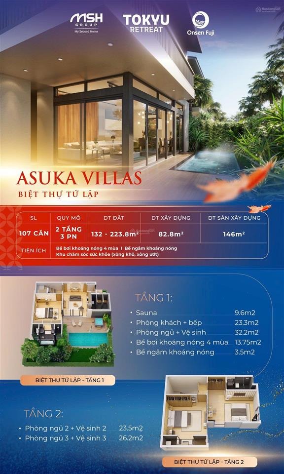 Bán biệt thự khoáng nóng tokyu re treat 333 giá 13 tỷ nghỉ dưỡng trị liệu đẳng cấp giới thượng lưu