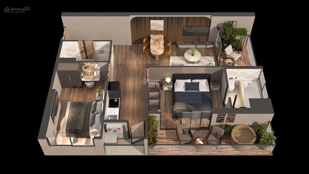 Bán căn hộ thera home 47m2 2,5 tỷ tại khoáng nóng thanh thủy, nơi nghỉ dưỡng trị liệu đẳng cấp