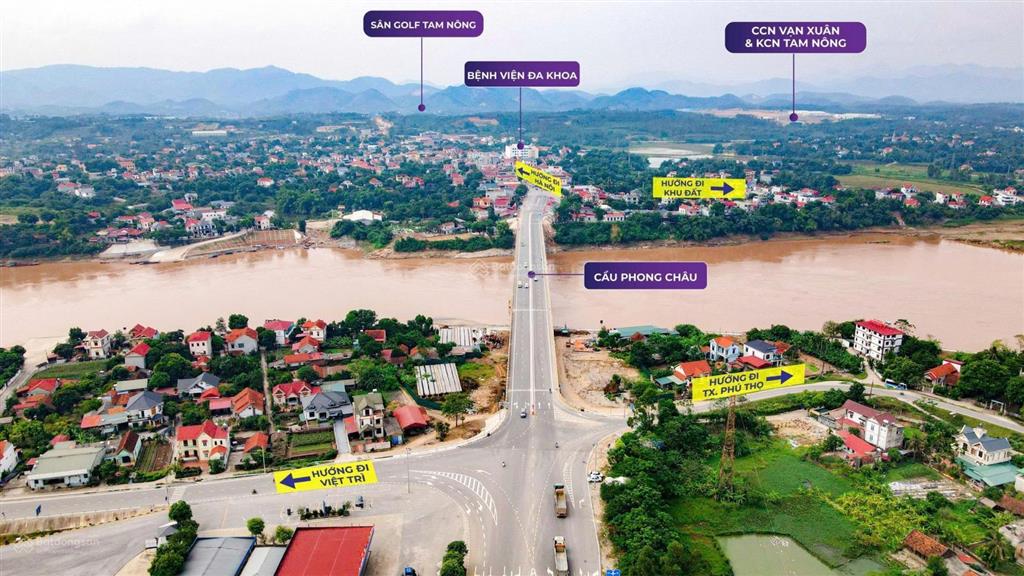 Bán đất 150m2 full thổ cư 1,645 tỷ mặt đường tỉnh lộ 315, tam nông, phú thọ