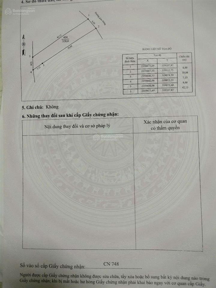 Chính chủ cần bán lô đất 328m2 giá 2,7 tỷ tại trung tâm xã thanh đình, việt trì, phú thọ