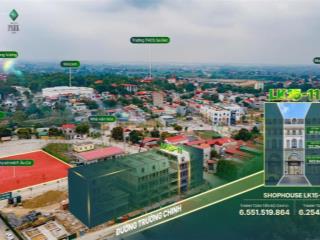Bán lk âu cơ park city 133m2 giá 6.254 tỷ kinh doanh cho thuê ngay tiềm năng tăng giá cao