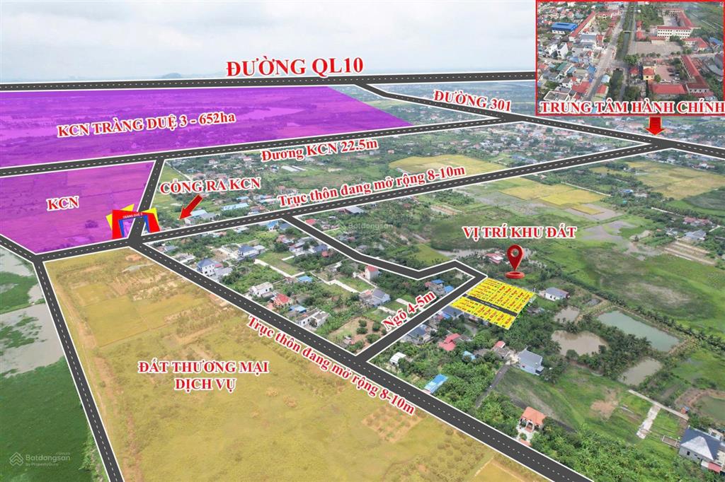 Đất nền 60m2 đón sóng khu công nghiệp tràng duệ 3
