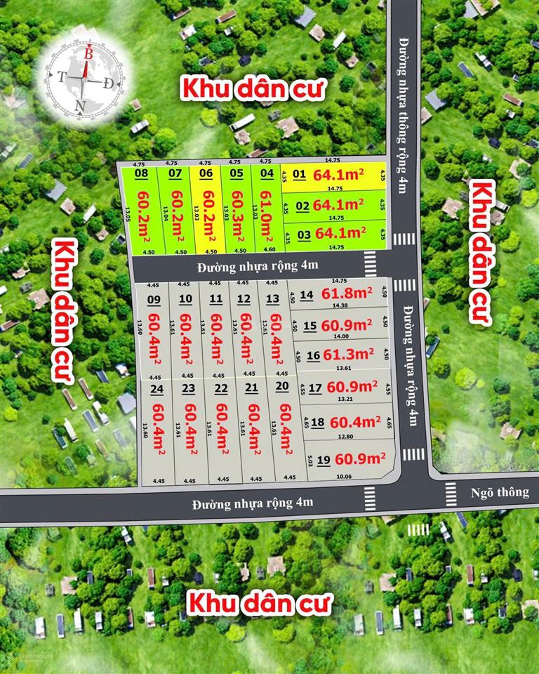 Đất nền 60m2 đón sóng khu công nghiệp tràng duệ 3