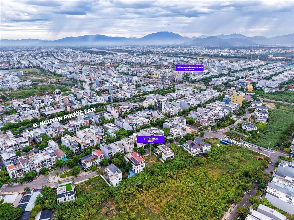 Bán lô biệt thự 300m2 đường vũ thành năm, cách trục chính nguyễn phước lan 200m