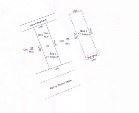 Bán 56m2 odt và ctxd tại p. mỹ phước, long xuyên, an giang