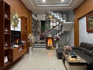 Công viên thạnh lộc 29, trường cấp 2 trần hưng đạo, 4 tầng, st, dt 4x16, hẻm 6m giá 5.6 tỷ