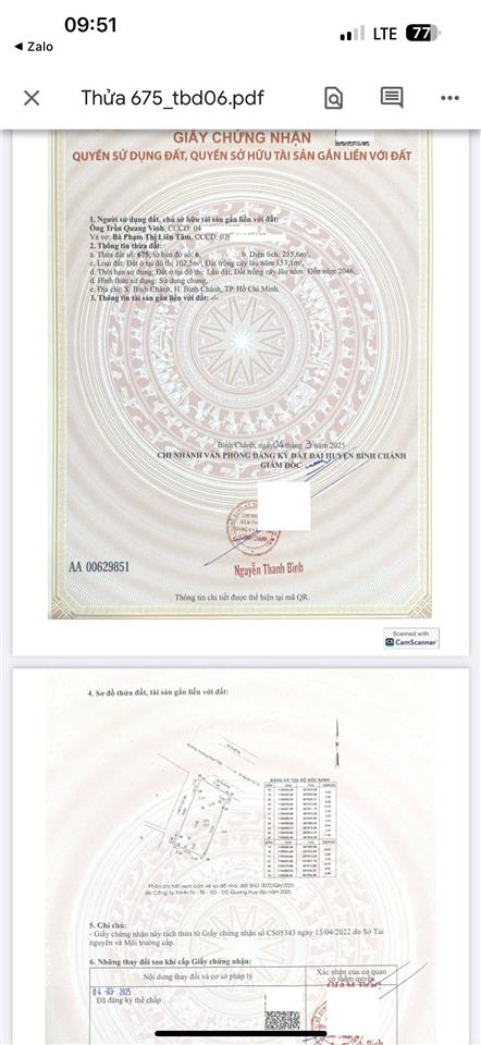 Đất mặt tiền 30m hoàng phan thái  bình chánh