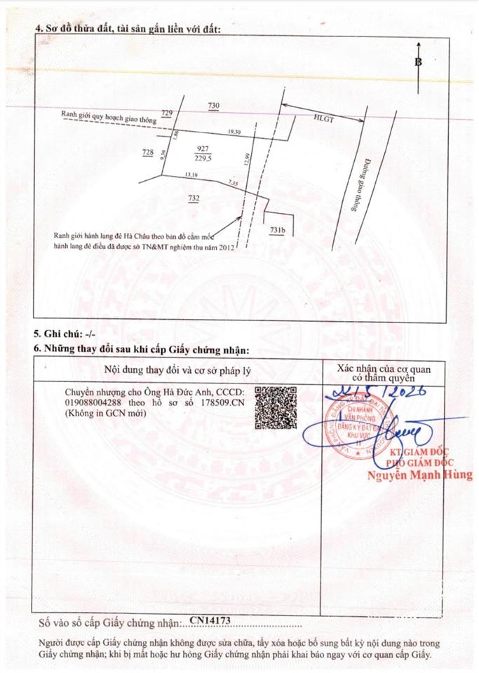 5,2 tỷ có 1000m2 đất trục chính tiên phong  phổ yên  thái nguyên