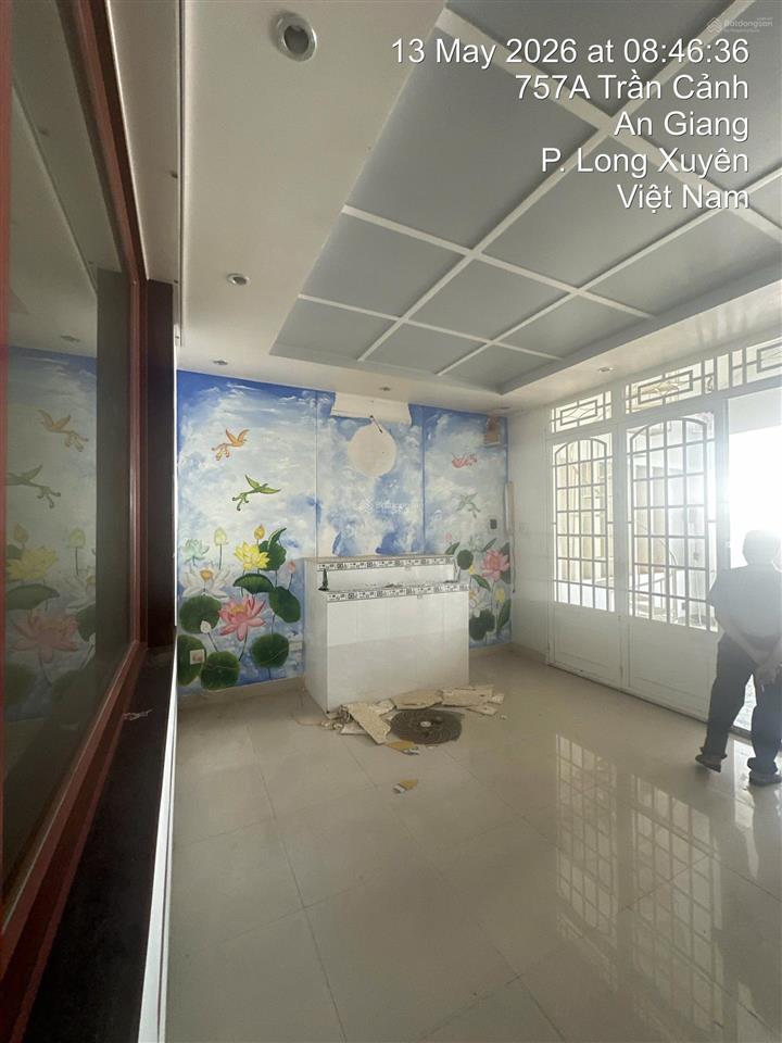 Cho thuê nhà riêng 214m2 tại 55, trần cảnh, đông xuyên, long xuyên, an giang, 6 triệu