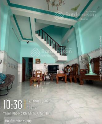 Bán gấp nhà riêng tại bình chiểu, 3,25 tỷ tl. 54 m2. hẻm xe hơi.  0966 874 *** e vương