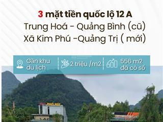 Bán đất 3 mặt tiền ngã ba pheo  minh hoá  quảng bình