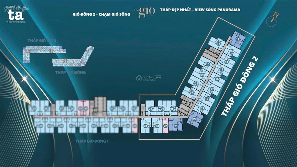 Chính thức booking suất cuối tháp gió đông  căn hộ view hoa hậu the gio riverside