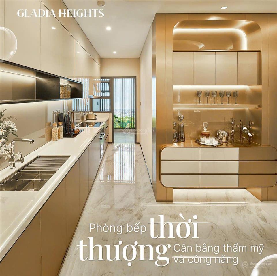 Bán căn hộ gladia heights 2pn, 85m2, tháp b1, nội thất cơ bản cao cấp, giá 7,36 tỷ