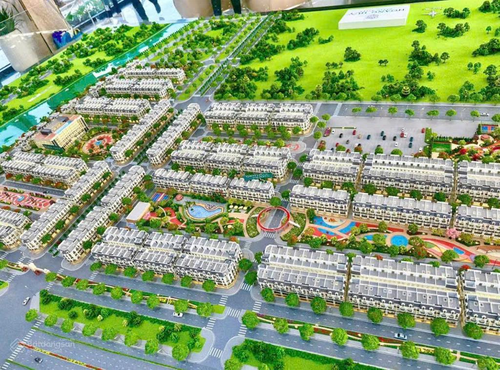 Hoàng huy green river, liền kề 82,5m2 chỉ 7.4 tỷ, view công viên, sân pickleball