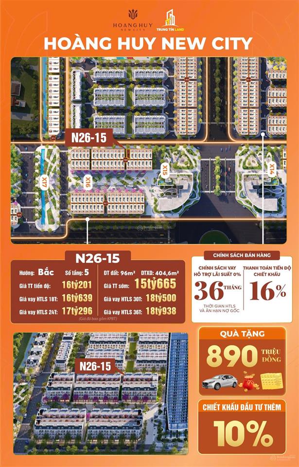 Quỹ căn hiếm shophouse khối đế hoàng huy new city, 96m2, 5 tầng, 13,9 tỷ