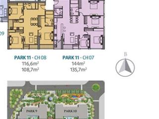 Bán căn hộ 4pn, 2wc, 136,2m2 đẹp, nhiều tiện ích tại park hill premium, vĩnh tuy, hà nội, 21,5 tỷ