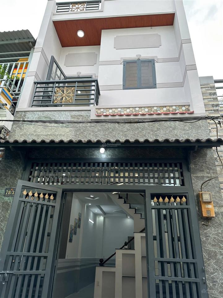 Nhà mới như hình dọn về ở ngay dt 4 x 10 đúc lầu hem 4m. khu dân trí cao đầy đủ mọi tiện ích