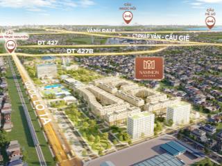 Bán shophouse nammon square xã hồng vân, xây thô đang hoàn thiện, giá chỉ 180tr/m2