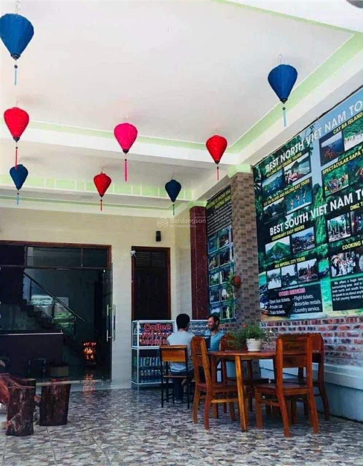 Bán homestay có 7 phòng tại trung tâm du lịch phong nha kẻ bàng. view sông son thơ mộng. hiện đang