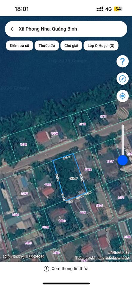 Bán lô đất mặt tiền ql 15a view sông son ở trung tâm cù lạc 1, phong nha  kẻ bàng