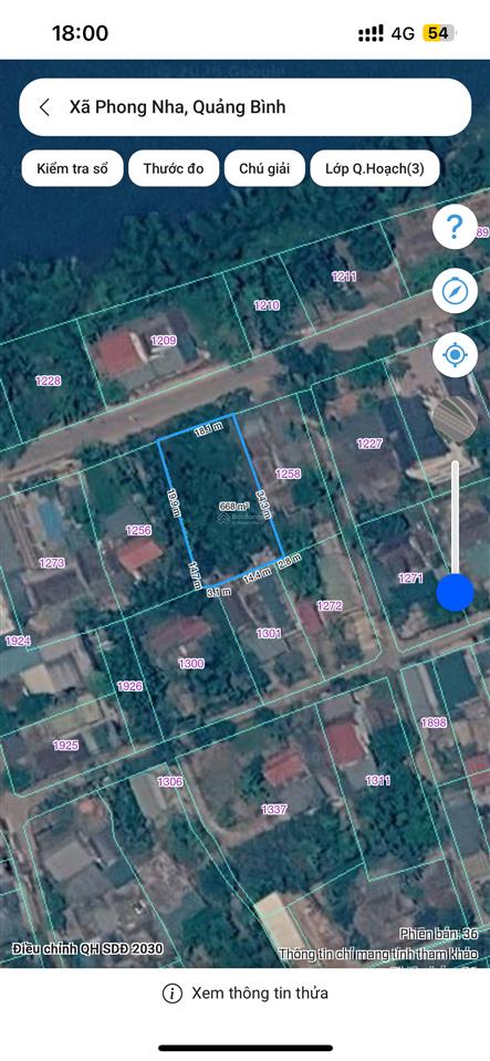 Bán lô đất mặt tiền ql 15a view sông son ở trung tâm cù lạc 1, phong nha  kẻ bàng