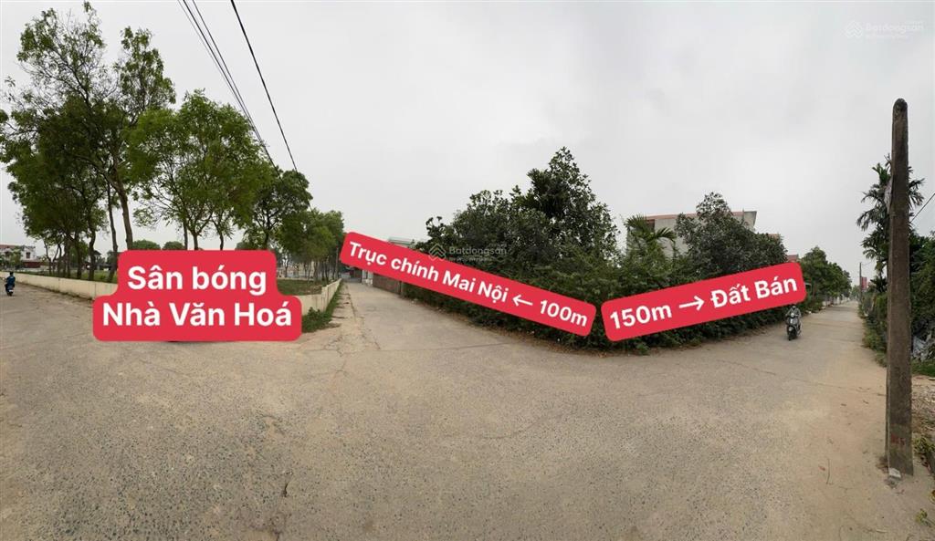 Bán đất sẵn nhà 2 tầng mai đinh sóc sơn hà nội lô góc 2 măt thoáng có thể kinh doanh