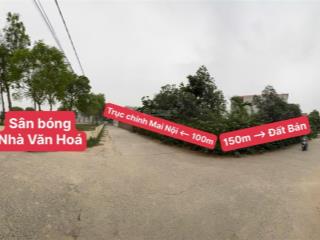 Bán đất sẵn nhà 2 tầng mai đinh sóc sơn hà nội lô góc 2 măt thoáng có thể kinh doanh