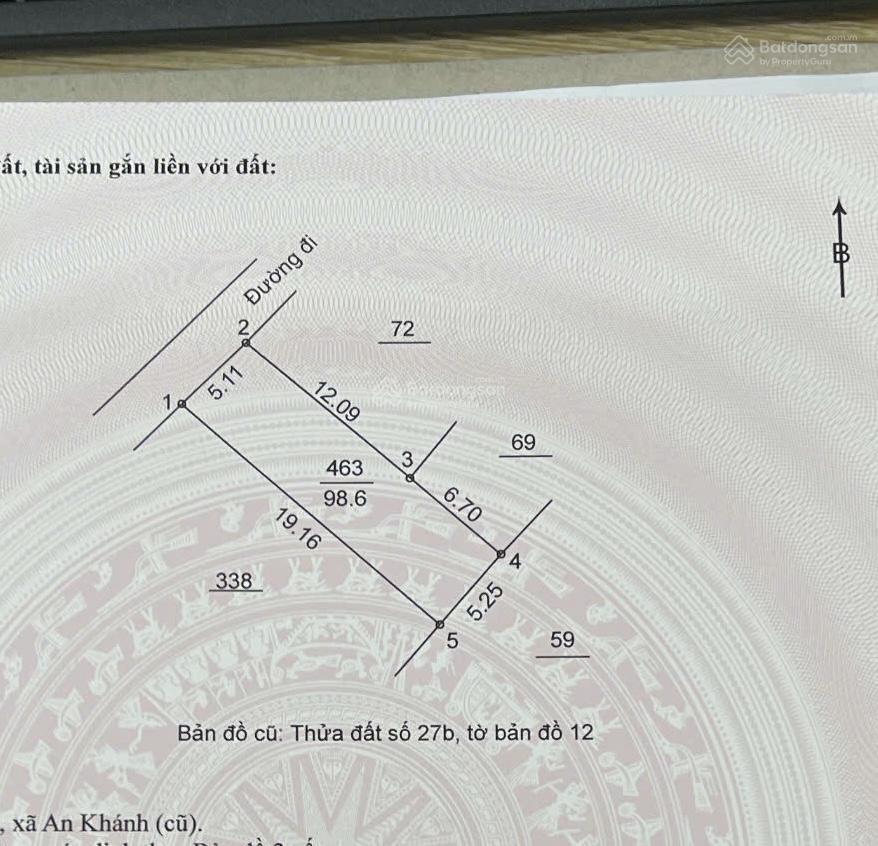 Bán đất tại ngãi cầu, 7,6 tỷ, 99m2, mặt tiền 5.1m siêu hot