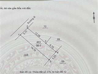 Bán đất tại ngãi cầu, 7,6 tỷ, 99m2, mặt tiền 5.1m siêu hot