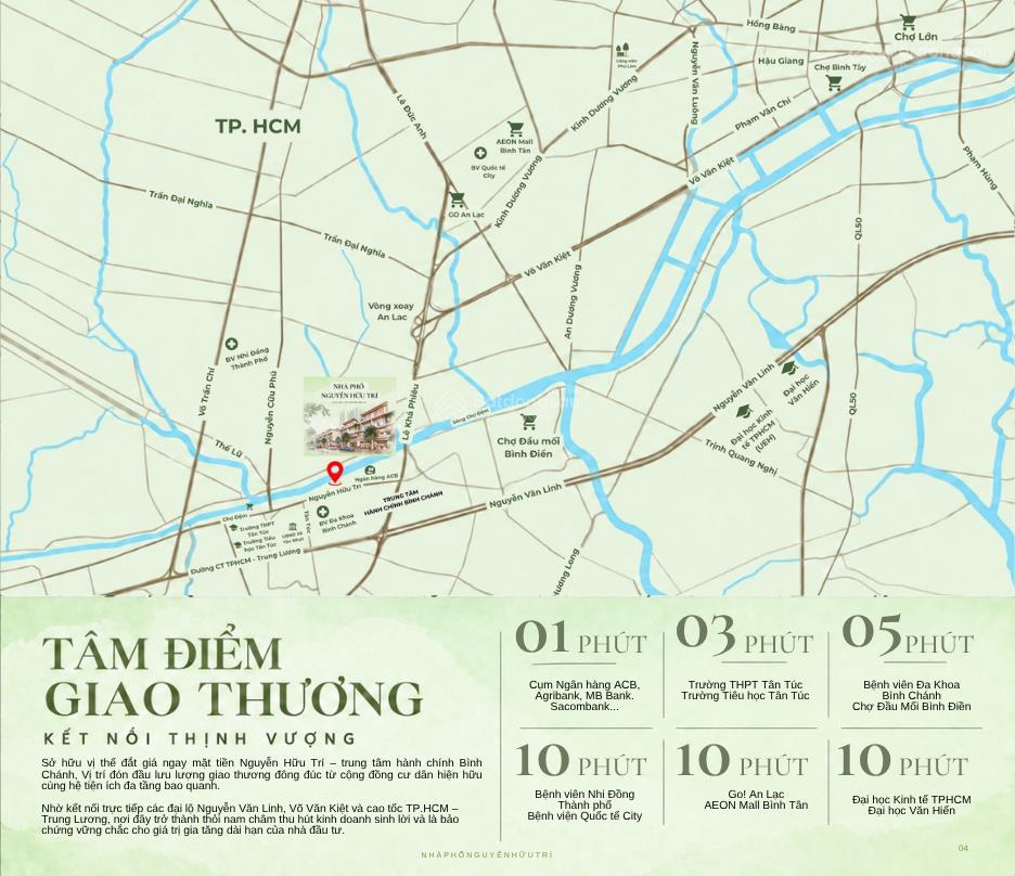Shophouse 2 mặt tiền đường nguyễn hữu trí