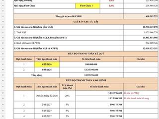Cắt lỗ 300tr căn 3pn view sông tầng trung the magnolia long biên