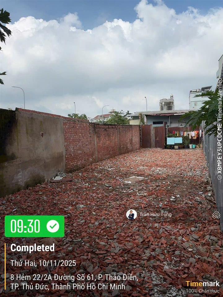 Chủ nhà giảm giá bán còn 12,9 tỷ cho lô đất đẹp dt công nhận 122m2, vị trí trung tâm thảo điền, q2