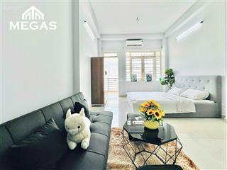 Căn hộ căn hộ cho thuê 35m2 có ban công full nội thất gần chợ phạm văn hai, công viên hoàng văn thụ