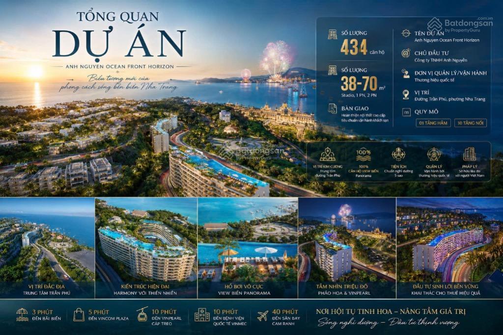 Sỡ hữu căn hộ biển cao cấp pháp lí lâu dài tại horizon anh nguyễn nha trang chiết khấu 13,5% ngay