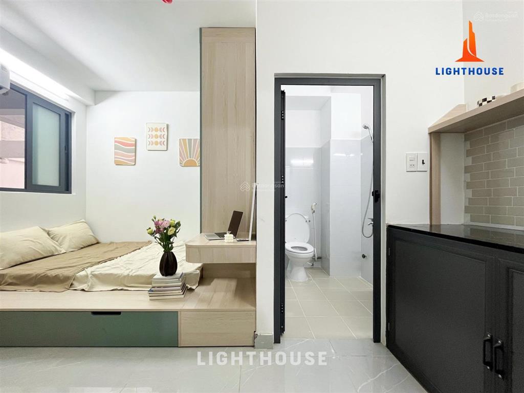 Studio xinh full nội thất  ngay dương quảng hàm đi đh văn lang, đh hùng vương  emart phan văn trị