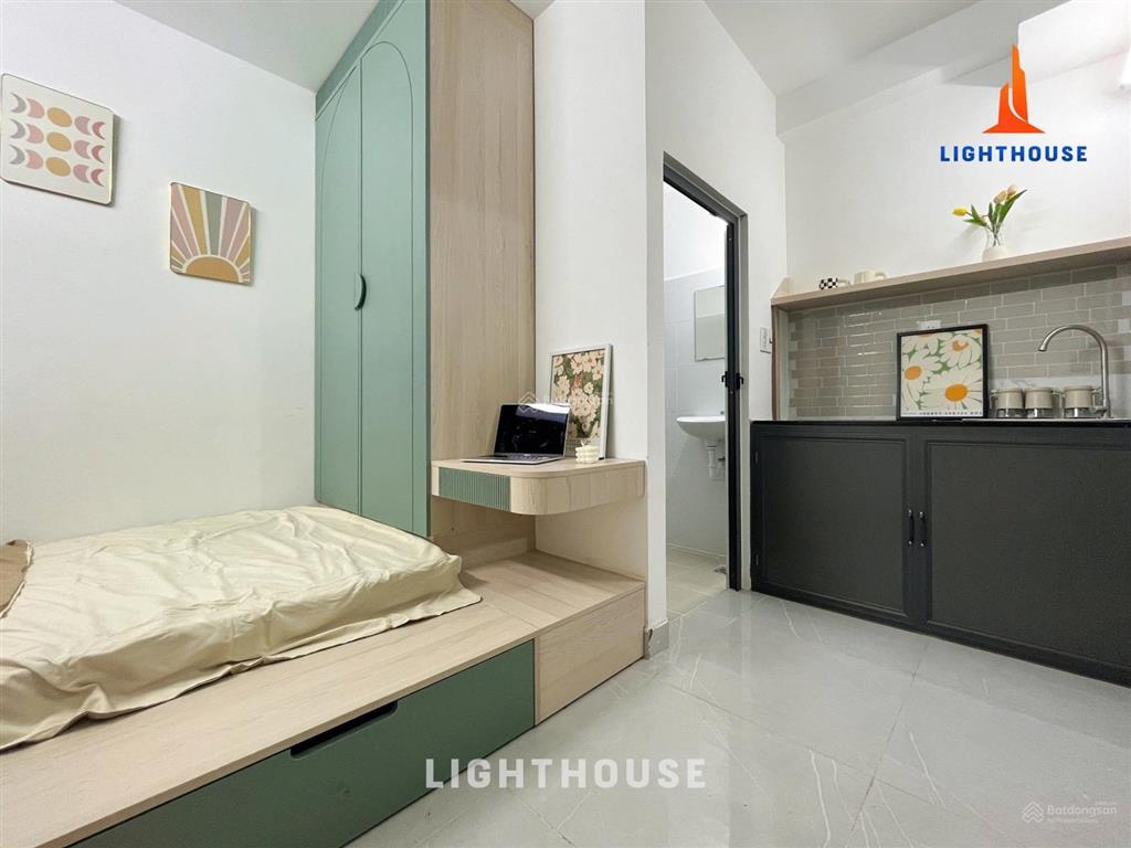 Studio xinh full nội thất  ngay dương quảng hàm đi đh văn lang, đh hùng vương  emart phan văn trị
