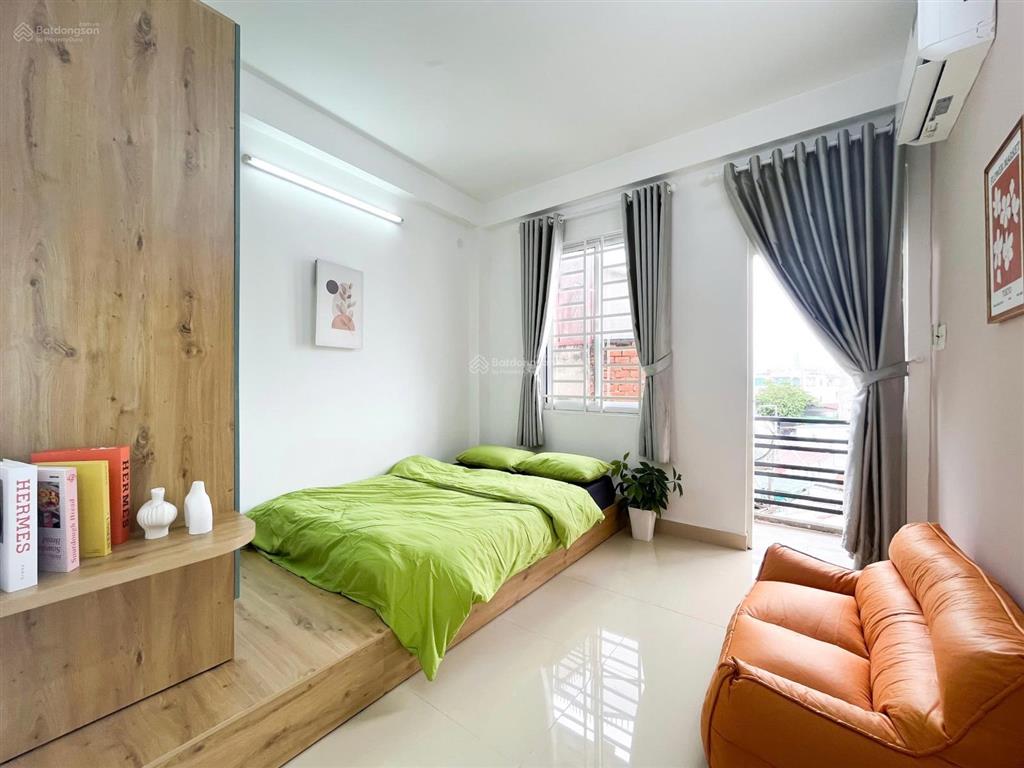 Studio 35m2 ban công đi bộ ra vincom phan văn trị, đh công nghiệp, chợ gò vấp