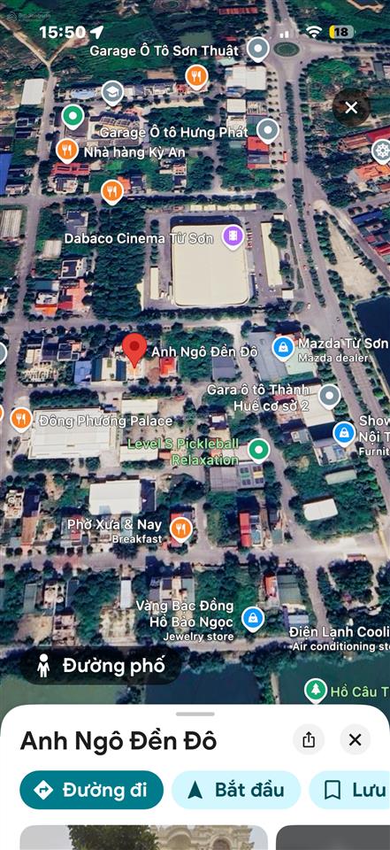 Bán lô biệt thự bên hông siêu thị dabaco, trung tâm tp. từ sơn
 góc 2 mặt tiền