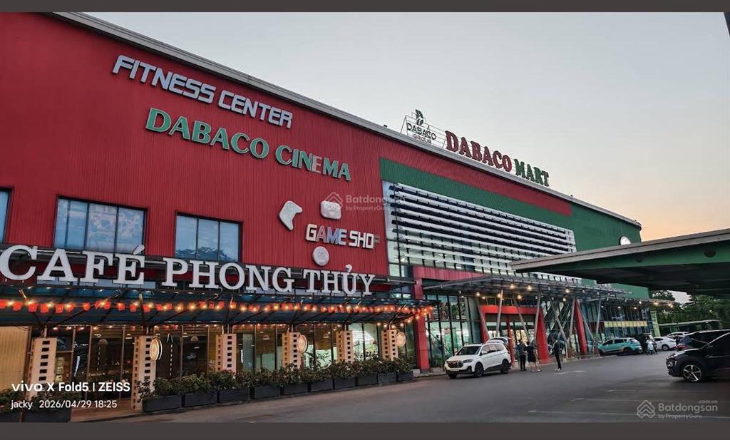 Bán lô biệt thự bên hông siêu thị dabaco, trung tâm tp. từ sơn
 góc 2 mặt tiền