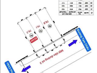Mt đường 3 phường tam bình, 78m2 giá 6.3 tỷ. hướng đông bắc, sẵn sổ