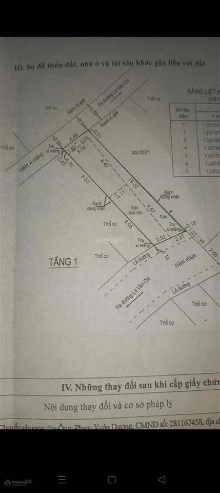 Dt 85 m² ngang 4,5 m 2 mặt hẻm hẻm xe hơi rộng 7 mét, hiện có 2 căn nhà cấp 4 giá 7,5 tỷ